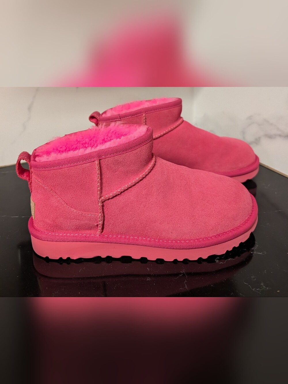UGG Classic Ultra Mini Mangosteen Boots Wmn's Size 8 MSRP $169.99 - Picture 6 of 12
